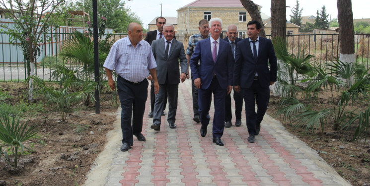"Şəhərsalma və Memarlıq İli" çərçivəsində Alar kəndində yeni salınmış parkın açılışı olub